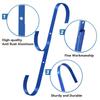 Poolside Pool Leaf Skimmer Net Holder Aboves Ground Pool Pole Hange Adjustable Telescopic Swimming Pole Hooks Accessories