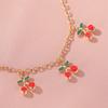 Korean-Style Mori Girl Sweet Cherry Bracelet for Women – Simple INS Design, Niche Style Student Bangle.