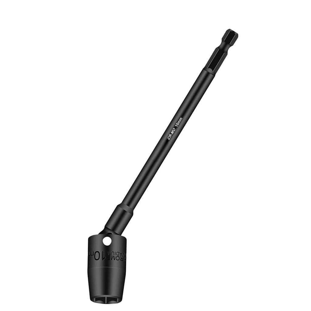 Square Hole Connector Hex Socket 360 Degree Rotatable Black