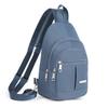 Sports chest bag, multifunctional sloping shoulder backpack with multiple zipper compartments, riding side backpack, suitable fo