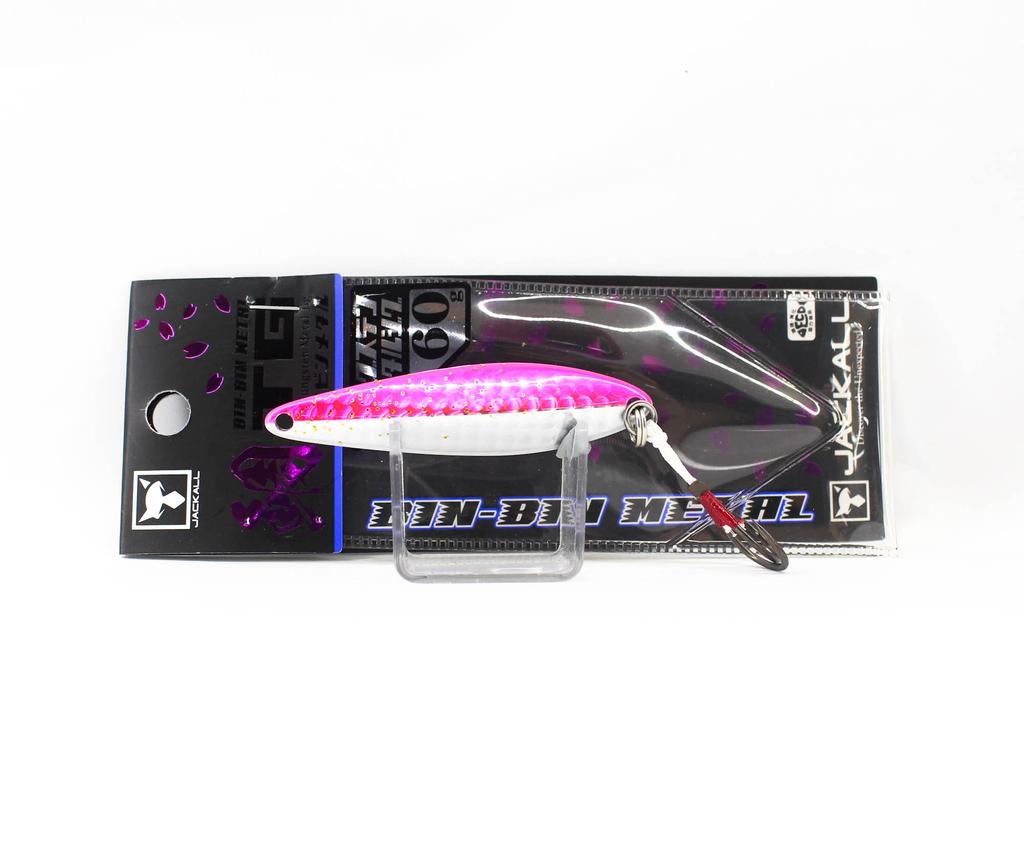 Jackall Kovový jigový koš Bin TG Tungsten 60 gramů Micro Pink (4619)
