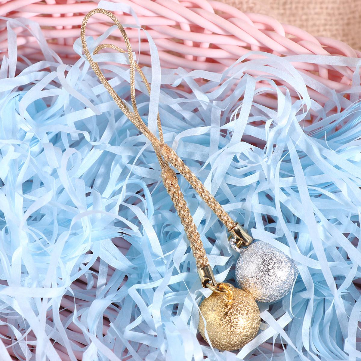 

2Pcs Japanese Water Bells Pendant Small Round Copper Hanging Tassel Decor for Phone Case Backpack DIY Costume Peaceful Gift other
