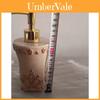 Plastic Lotion Dispenser Bottle With Flower Engraving For Home And Travel Use