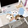 Cute Cartoon Cat Mouse Pad XXL Large Computer Office Game Table Mats PC Gaming Rubber Anti-slip Mousepads Decor Long Desk Pads