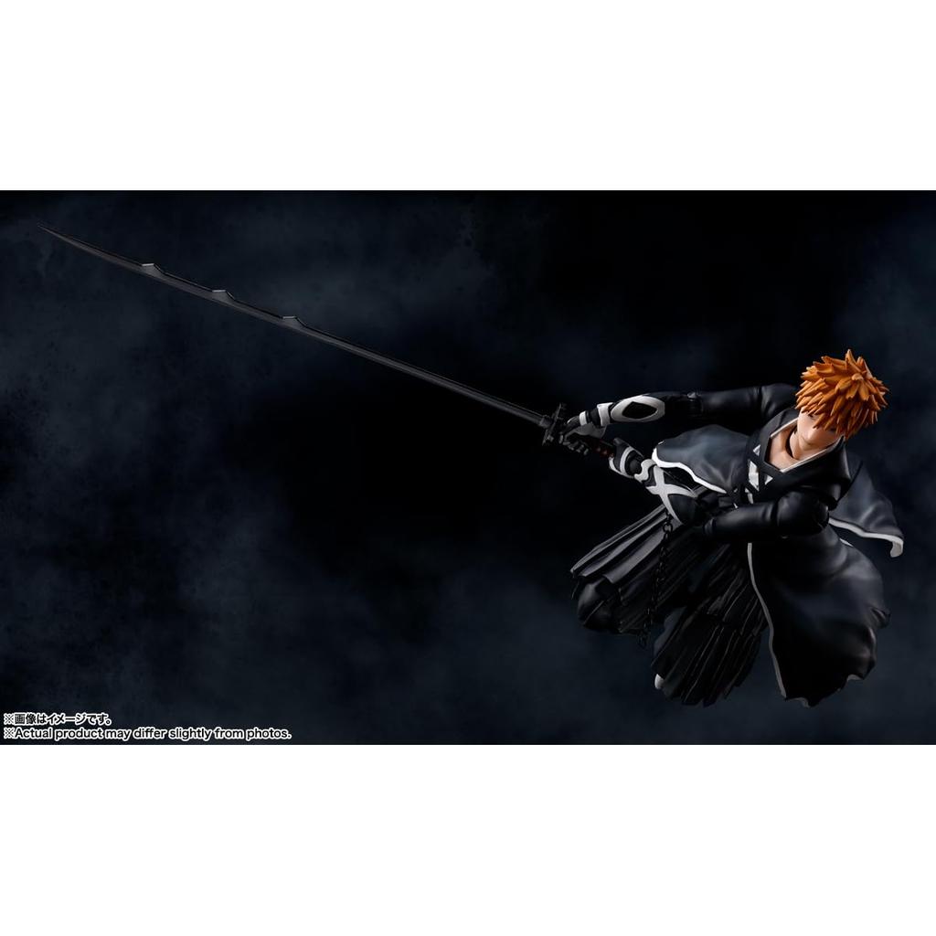 BLEACH Războiul cu sânge de o mie de ani Ichigo Kurosaki - Bankai Tensa Zangetsu - TAMASHII NATIONS SH. Figurină articulată din PVC Figuarts 155mm