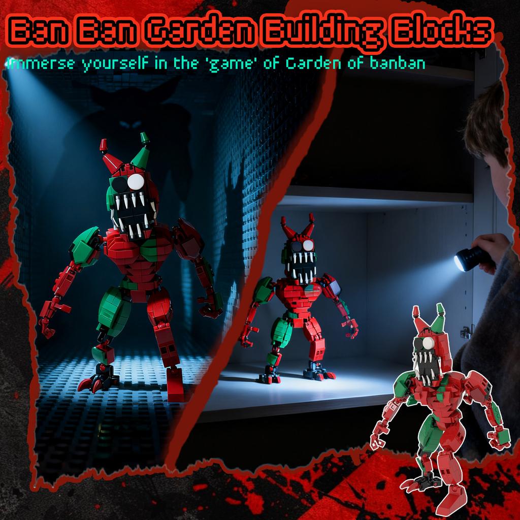 Imitation Mystery Puppet Assembly Building Block Figure Model - Creative Building Block Anime Model, Suitable For Display And Collection Gifts.