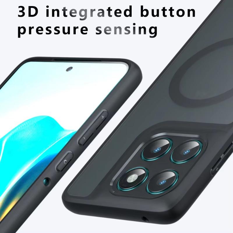 Magnetic Wireless Charging Shockproof Case For Motorola Moto Edge 60 Fusion Magsafe Matte Hard Bumper Shell