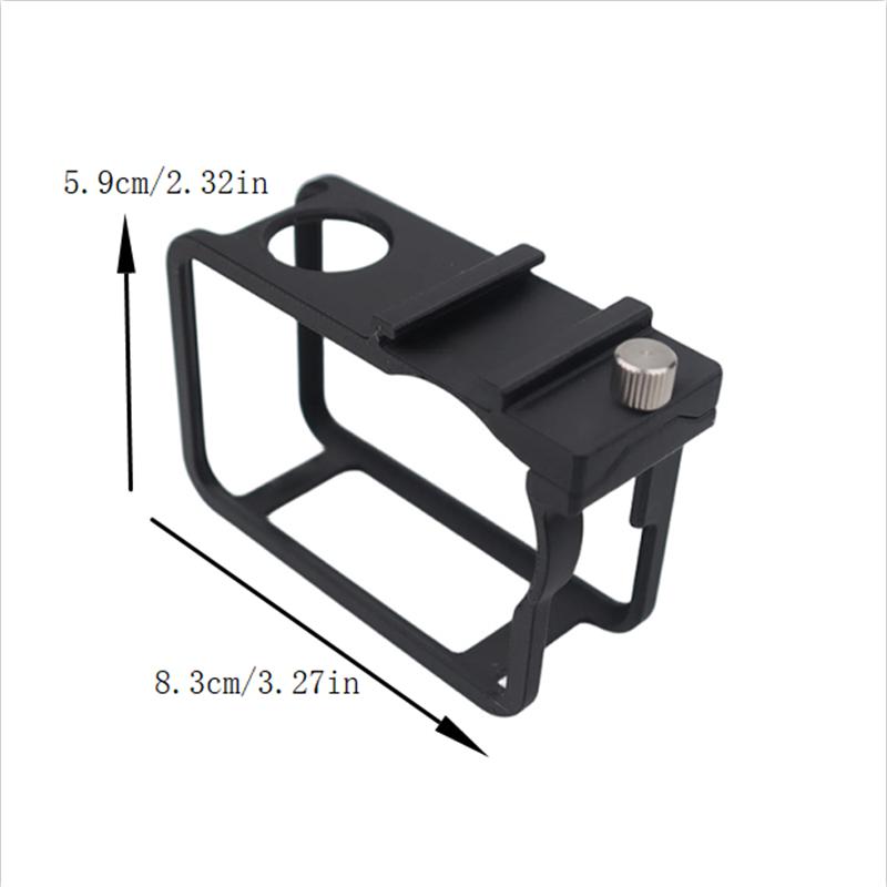 Action 6 Drop-proof Protection Case With Quick Release Cold Shoe Extension Frame Holder For Action Camera Essential Accessories