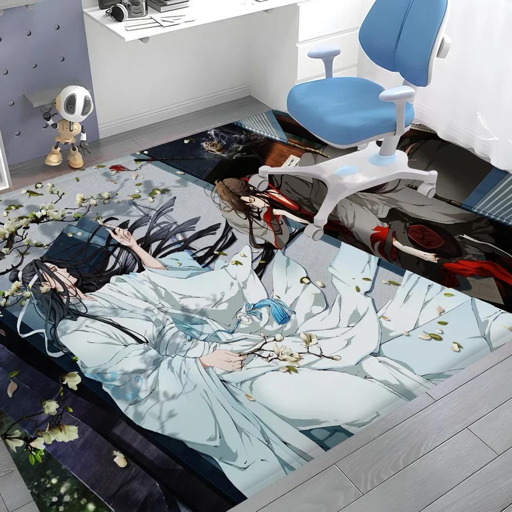 Mo Dao Zu Shi MDZS Anime Floor Mat Cheaper Anti-slip Modern Living Room Balcony Printed Bedside Mats