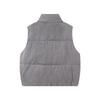 Women's Fashionable Short Suede Reversible Retro Down Cotton Vest