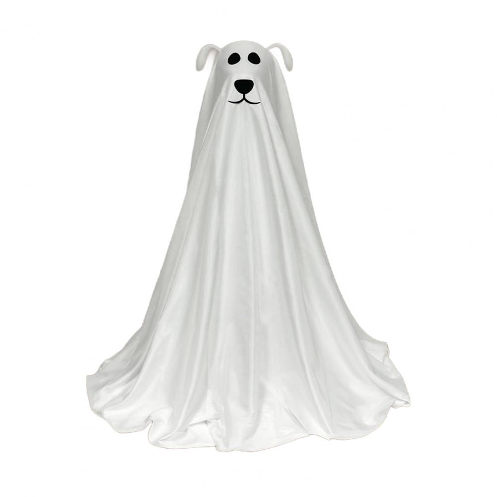 Halloween Decorations Spooky Ghost Dog Halloween Decoration Set with Remote String Lights for Front Door Porch Yard for Spooky