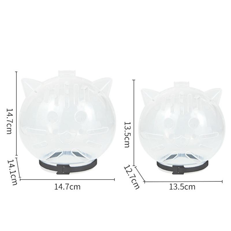 Transparant Ademend Katten Bubble Snuit & Gezichtskap - Voor Baden, Nagels Knippen, Verharen, Bijtpreventie, Gedragstraining