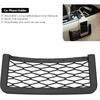 Car Mesh Organizer, Large ABS Nylon Storage Net Pocket with Reinforced Edges Auto Trunk Seat Side Organizer for Vehicle RV Boat Interior Organization