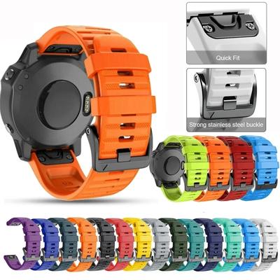 26 22 mm skrutkovacia pracka remienok na hodinky Garmin Fenix ​​6 7 945 965 EPIX Gen 2 silikónový náramok Easyfit pre hodinky Fenix ​​7X 6X 5X