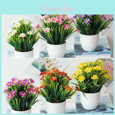 High Quality Artificial Flower Arrangement In Pot For Elegant Garden And Home Spaces
