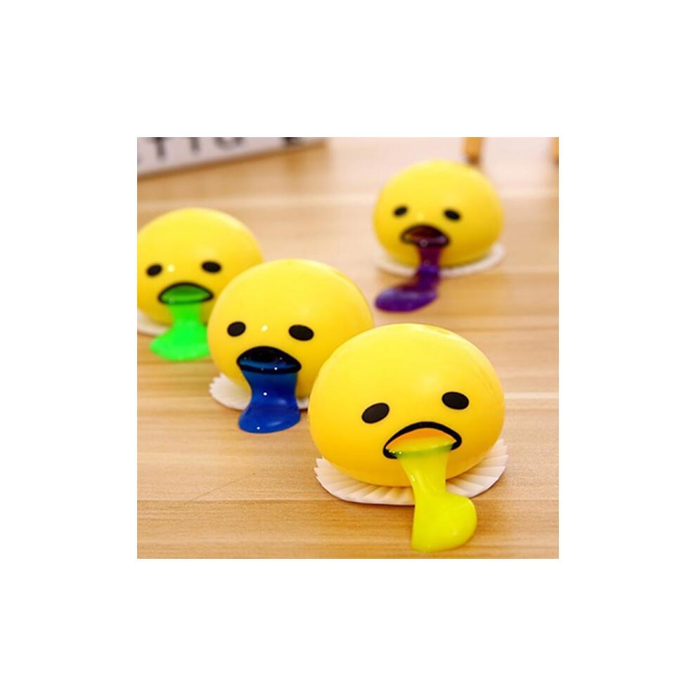 Gudetama Ei Speelgoed Nieuwigheid Stressverlichting Knijp Ei Dooier Braak Ei Fidget Sensorisch Speelgoed Cadeau voor Alle Leeftijden [DmS] Geel