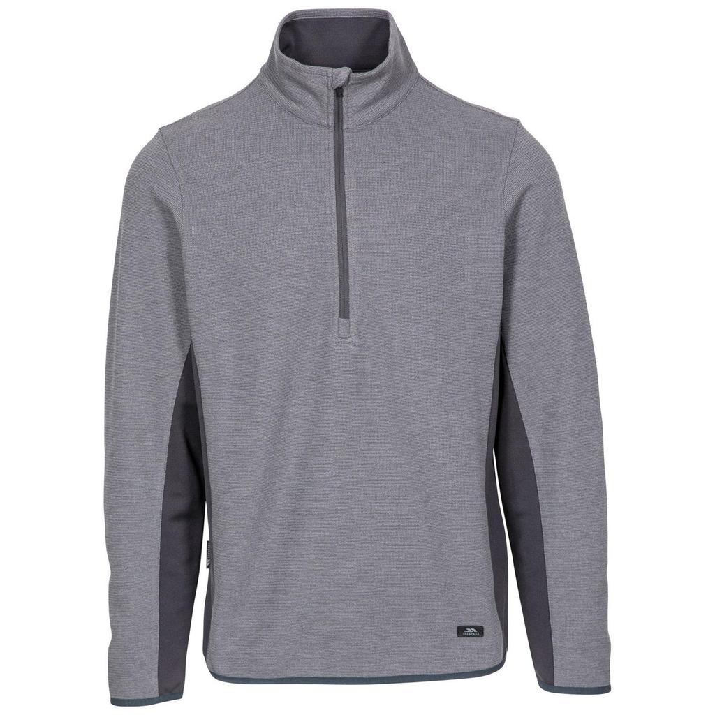 TRESPASS Mens Wotterham Mock Neck Long-Sleeved Top