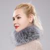 New Lady Real Fox Fur Scarf Women Natural Real Fox Fur Ring Scarves Girl Lovely Good Elastic Knitted Genuine Fox Fur Headband