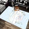 Cinnamoroll Anime Cartoon Design Office Chair Mat Non-Slip Carpet Suitable for Home Decor Living Room Bedroom Game Room Dormitory Gift All Seasons.E02