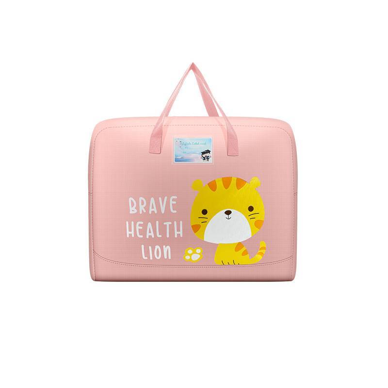 Kids Cartoon Cute Storage Bag For Bed Comforters With Oxford Fabric For Bedroom Organization