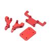 RC Aluminum Rear Body Shell Mounting Kit for AXIAL SCX24 AXI00002 124 RC Car Upgrade PartsRed
