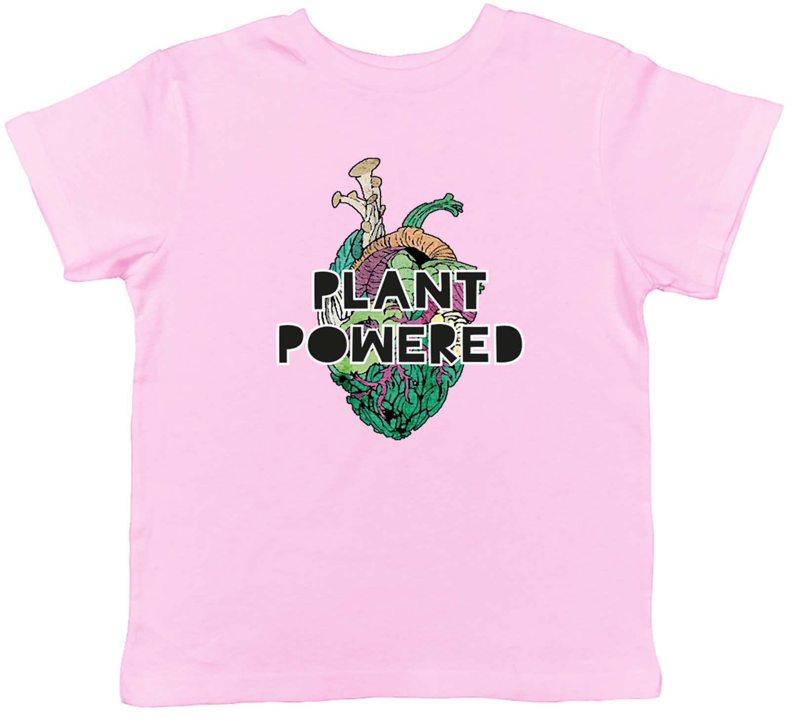 Vegan Kids T-Shirt Totally a Plant Powered Heart Childrens Boys Girls Gift 150
