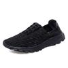 Summer Black Handmade Braid Beach Shoes Women Slip on Plus Size Casual Espadrilles Breathable Sneakers