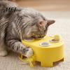 Wiederaufladbare USB-Katzen-Spielzeuge für Indoor-Bewegung Interaktives Spielzeug, Whack-a-Mole Feder-Spielzeug für Kätzchen und Erwachsene 3 Modi, Automatisches Spielzeug für gelangweilte Katzen