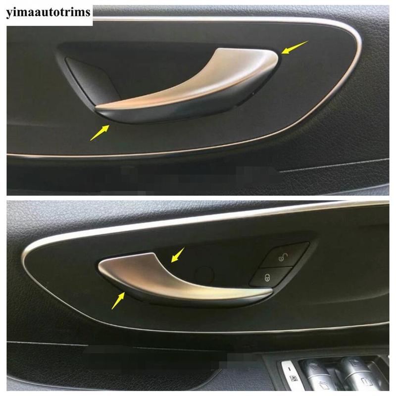 Inner Door Armrest Handle Bowl Panel Decoration Cover Trim For Mercedes-Benz Vito W447 2014 - 2025 Matte Interior Accessories