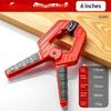 Heavy Duty Nylon Spring Clamp 6 Inch A Type Strong Grip Woodworking Clip for DIY Craft Furniture Repair Projects