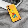 Simpsons-Funny Cartoon Phone Case For Samsung Galaxy A73,A71 A72,A70,A53,A52,A51,Soft Silicone Black Cover
