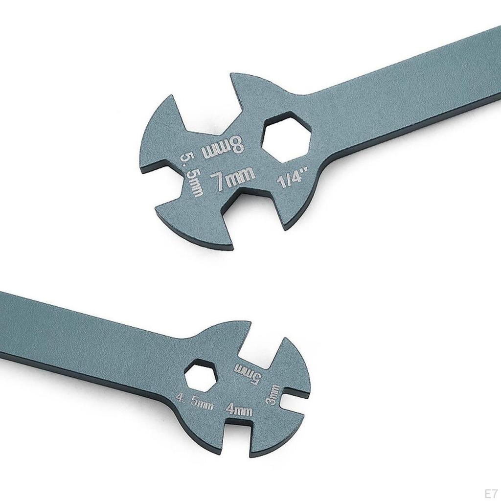 RC Car Opens End Wrench Aluminum Alloy Accessories High Performance Versatile Portable Sturdy