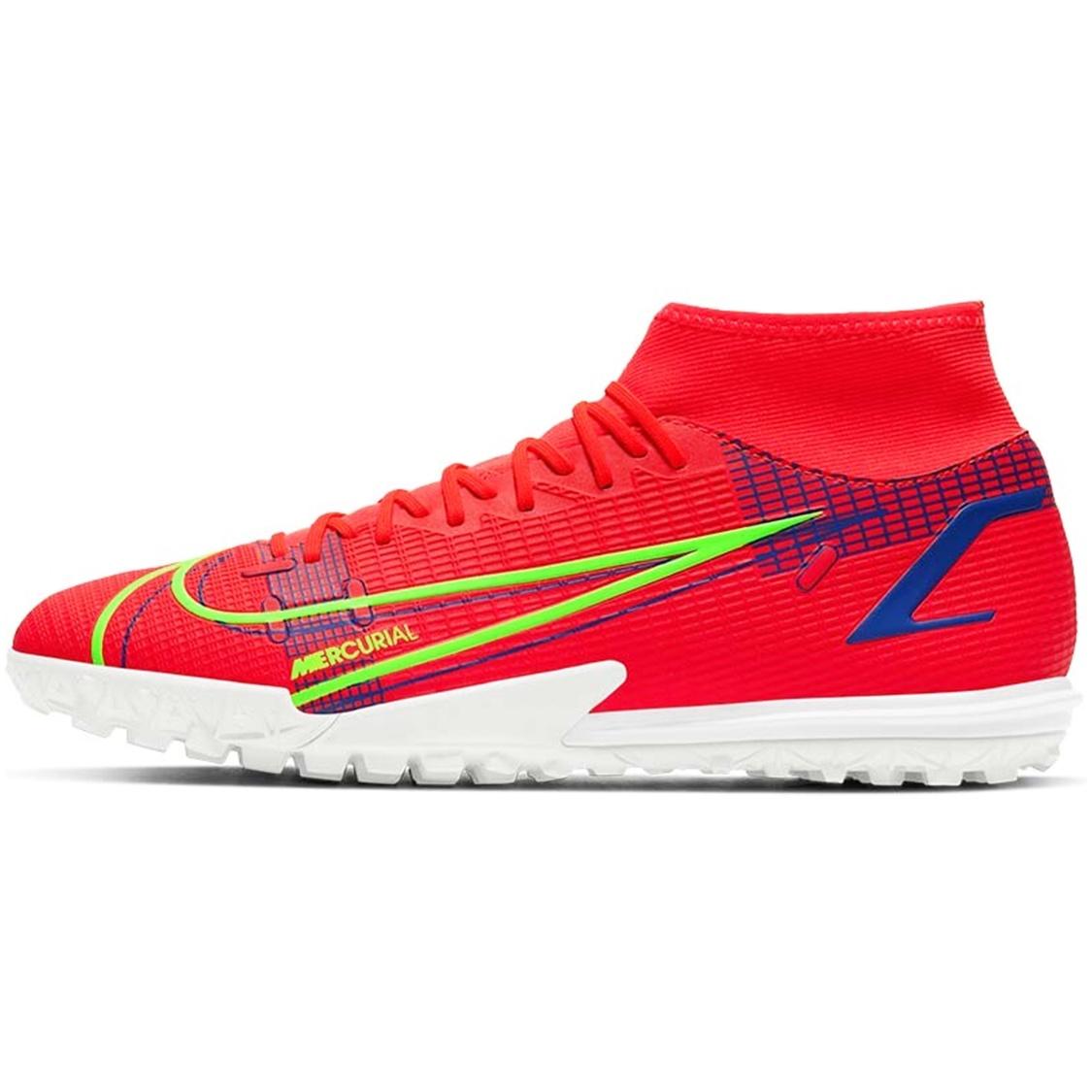 Nike Mercurial Superfly 8 Academy TF Turf Red Neon Green Men s CV0953-600 EU 39