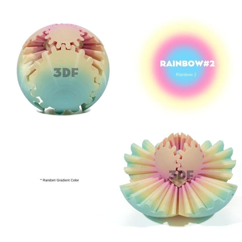 Gear Sphere 3D Printed Gear Ball Relaxing Deformation Spin Ball 3D Gear Ball  Children Adults