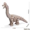 Giocattolo Dinosauro Stampato in 3D Statuetta Scheletro T-Rex Mosasaurus Preistorico da Collezione Articolato Decorazione da Scrivania per Adolescenti
