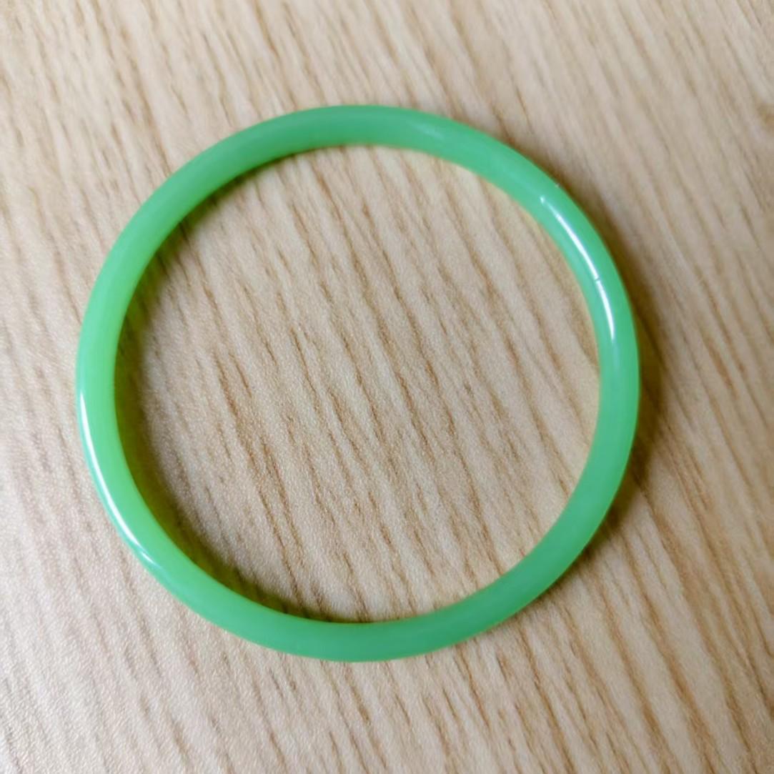 

TikTok Trend Jade-Look Bestie Bangle with Chime