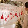 Christmas Hanging Ornaments, 12 Pack for Holiday Tree Decor