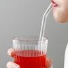 Durable Glass Drinking Straws Set Trendy Glass Drink Straw Brush Set for Reducing Plastic Waste In Everyday Life