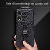 Honor 30/30 Pro Genuine Leather Case - Cowhide Dragon Head Pattern, Half-Cover Design, Fits Honor 30 Youth Edition