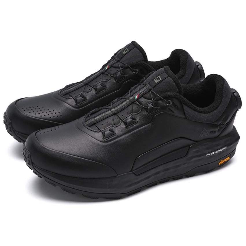 Fila Boa Explorer 2 Lea Outdoor Functional Shoes Men Sneakers Black A12M441215FBK