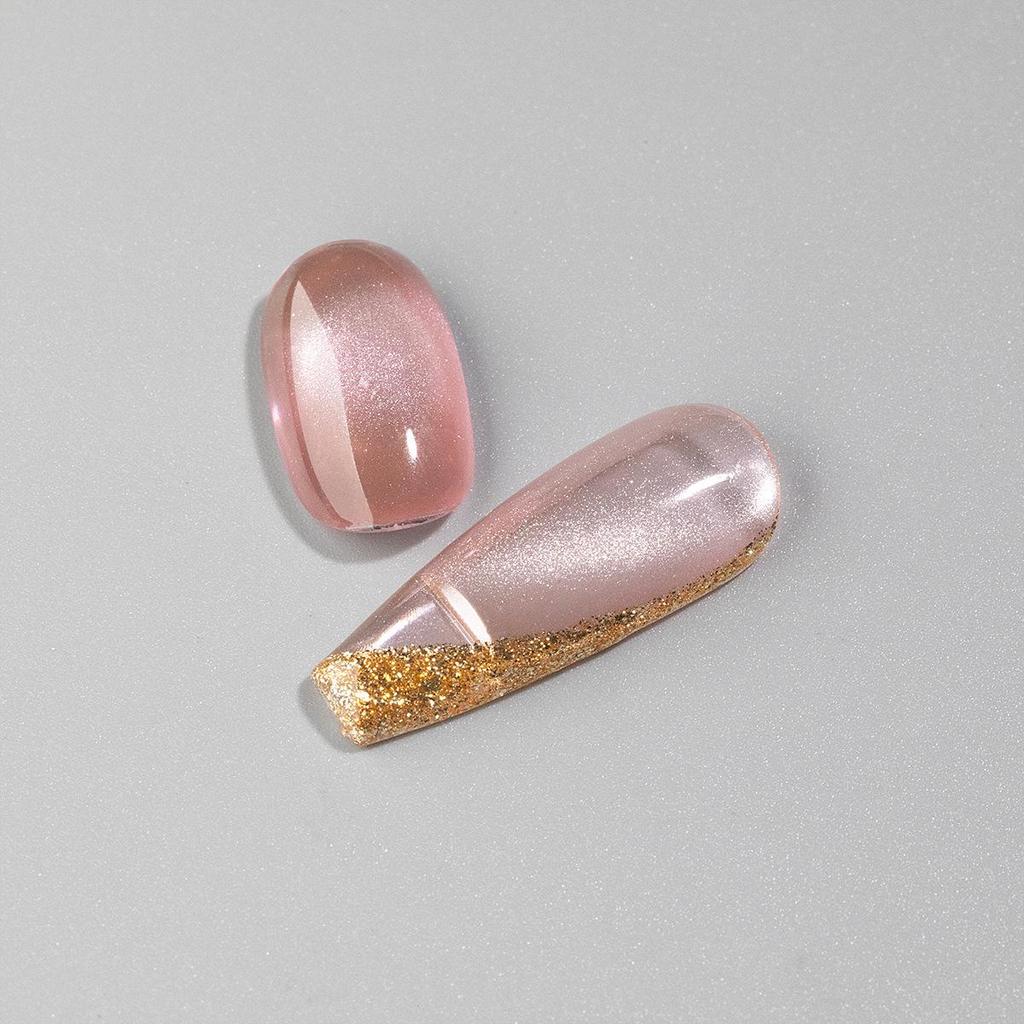 HONEY GIRL Ceramic Cat Eye Gel Polish Set: 12 Sparkling Colors for Bright, Popular Cat Eye Nails.