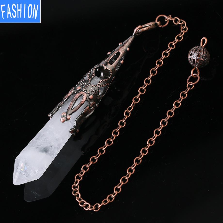 

Древний бронзовый ограненный край, натуральный кристалл, дамасский полудрагоценный камень, орнамент WhiteCrystal