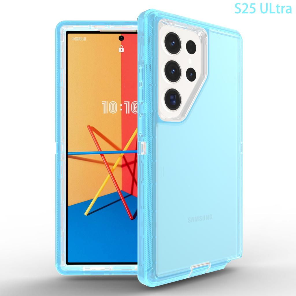 Compatible with Samsung S26 Ultra case and transparent rugged robot, S25 Ultra airbags, S24 Ultra case