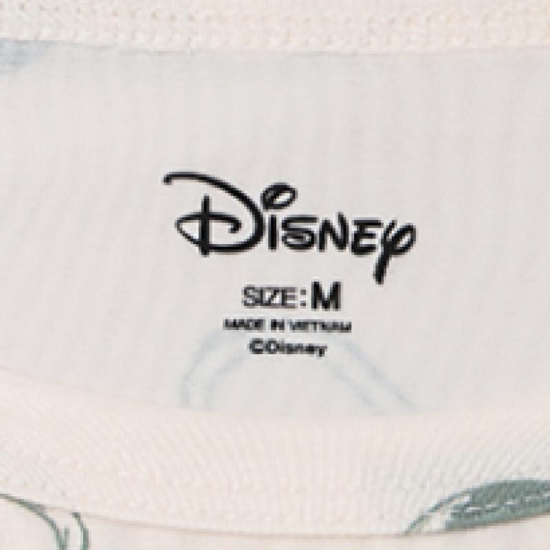 Daiso Disney Mickey Friends Kids HoMewear Top Green M