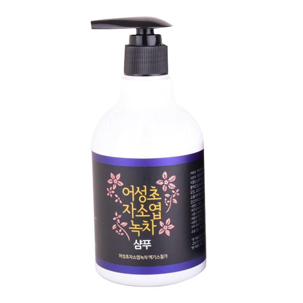 Houttuynia Cordata Perilla Leaf Green Tea Shampoo 300ml Jeongwoodang 1 Pcs