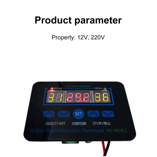 Thermostat Durable High-accuracy Energy Star Temperature Rectangle Shape Controller for Refrigerators
