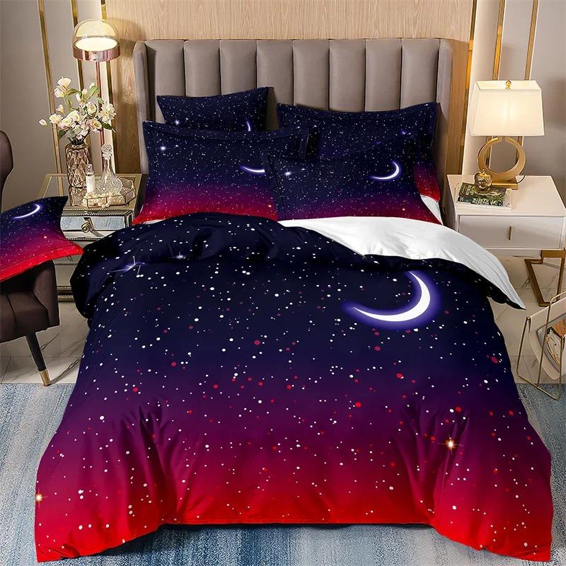 Milky Way Bedding Sets for Boys, Galaxy Duvet Cover Set, Queen Bedspread, Comforter Cover,Playstation Designs, Bed Set for Teen