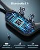 Bone Conduction IP68 Bluetooth 32GB Up To Wireless Headphones with 8 Hours of Playtime and Compatible with Swim Caps and Black Earphones, Waterproof,