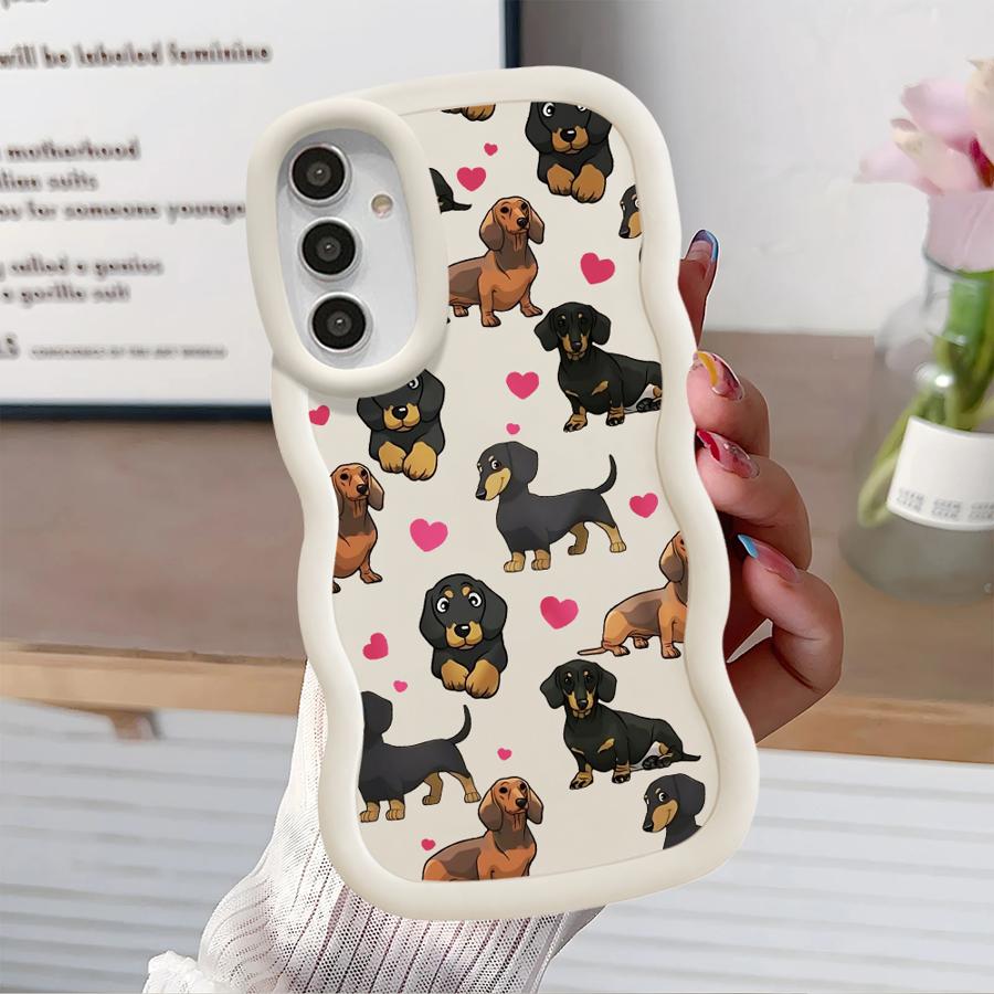 Case for Samsung Galaxy A15 A14 A21s A13 A16 A12 A11 A52 Soft Phone Cover A33 A53 A22 A05 A06 A23 A04 A03 Interesting Dachshunds