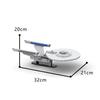 BuildMoc Space Battle Enterprise-A by Dysnomia Heavy Cruiser Building Blocks Model Treks Spaceship Toy Brick Children Toys Gift